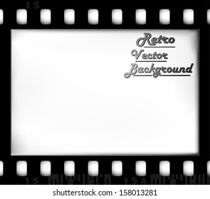 Empty Film Frame, old fashioned
