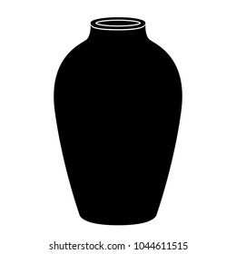 Empty flower pot icon