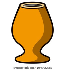 Empty flower pot icon