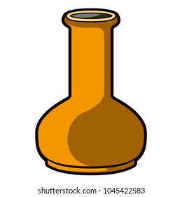 Empty flower pot icon