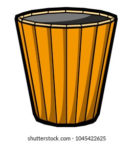 Empty flower pot icon