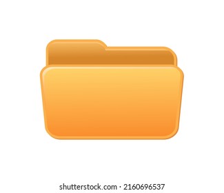 Empty Folder File Vector Illustration Stock Vector (Royalty Free ...