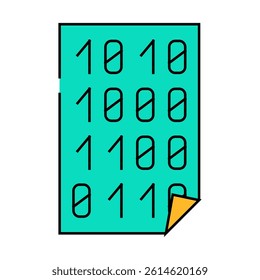 empty folder line icon vector. empty folder sign. isolated symbol illustration