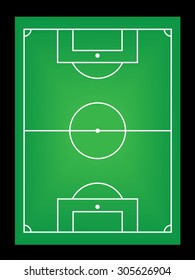 empty football pitch; soccer field