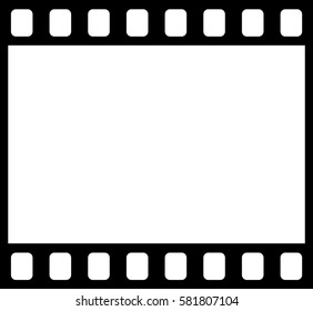The empty frame of 35mm film