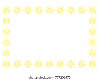 empty frame board yellow greeting template vector
