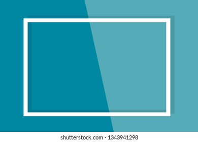 Empty frame on color pastel background. Minimal concept, Flat style. Copy space for text, design your idea, quotes and sayings