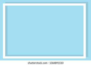 Empty frame on color pastel background. Minimal concept, Flat style. Copy space for text, design your idea, quotes and sayings