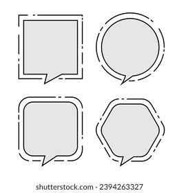 Empty Frame Quote Vector Collection