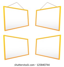 Empty frames. Vector