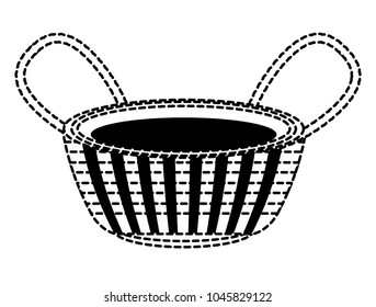 empty fruit basket icon 