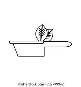 Empty gardening pot