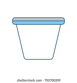 Empty gardening pot