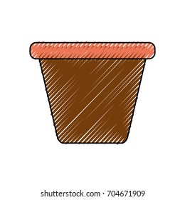 Empty gardening pot