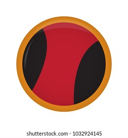 Empty german campaign button