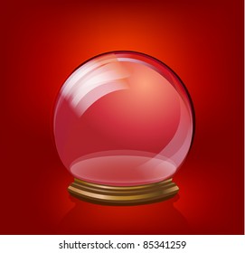 empty glass ball