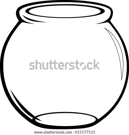 Download Empty Glass Fish Bowl Stock Vector (Royalty Free ...