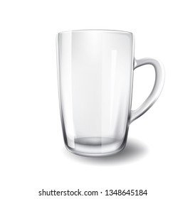 Empty glass isolated