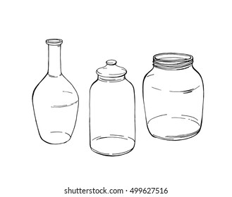 瓶 手書き のイラスト素材 画像 ベクター画像 Shutterstock