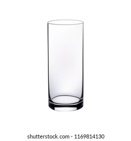 Empty glass. Vector illustration.