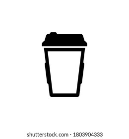 Empty to go drink container icon