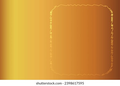 Empty golden backdrop Used for background display your product Abstract gold template design auspicious wedding christmas new year valentine birthday Gold frame Simple luxury cover Metallic effect