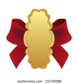empty golden banner