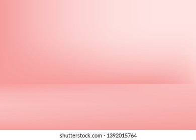 Empty gradient pastels pink studio room background, template business backdrop.