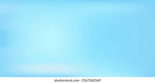 Empty gradient used for background. Snow light blue, light blue - Glowing website pattern, banner header or sidebar graphic art image.