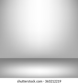 Empty gray studio backdrop Interior  in Vector EPS 10
