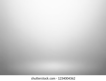 Empty gray studio room, used as background for display your products