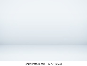 Empty gray studio room, used as background for display your products