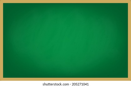 Empty Green Chalk Board Background