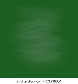 empty green chalkboard background. vector illustration.