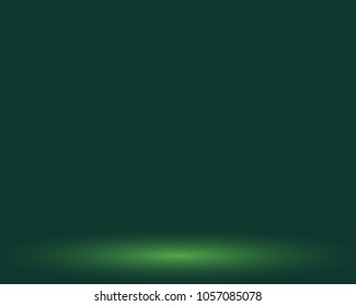 Empty green studio room background ,Template mock up for display of product,Business backdrop. Vector