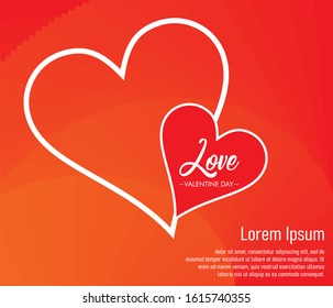 empty Greeting card, isolated on illustration background, vector illustration 
