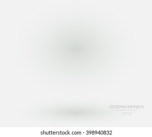Empty Grey with Black vignette Studio well use as background. vector Illustration