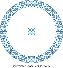 Empty grey circle ceramics plate isolated on white background with clipping path. Gray round tray mockup with blank space for food design.