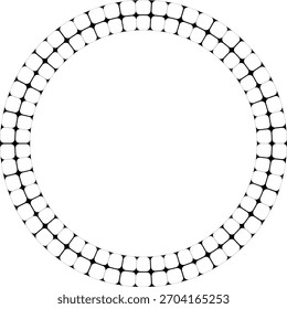 Empty grey circle ceramics plate isolated on white background with clipping path. Gray round tray mockup with blank space for food design.