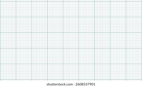 Empty grid paper with white background. realistic graph paper. printable square grid lines. geometric background for school, textures, notebook, diary