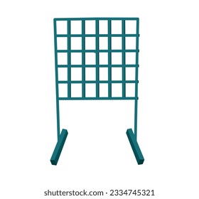 Empty Gridwall Panels Concept Vector color Icon Design, Retail Shop Equipment Symbol, Supermarket fixtures Sign, Grocery Store Supplies Stock illustration