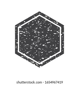 Sello de grano vacío. Diseño de plantilla de adhesivo en blanco aislado. Ilustración del vector