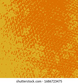 Empty grunge yellow color background. Distressed Orange Color Texture with peeled paint and scratches. EPS10 vector