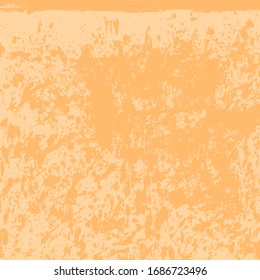 Empty grunge yellow color background. Distressed Orange Color Texture with peeled paint and scratches. EPS10 vector