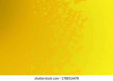 Empty grunge yellow color background. Distressed Orange Color Patina Texture with peeled paint and scratches. EPS10 vector