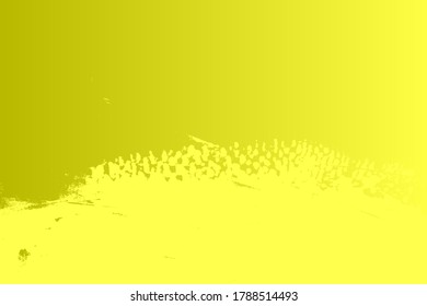 Empty grunge yellow color background. Distressed Orange Color Patina Texture with peeled paint and scratches. EPS10 vector