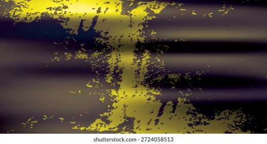 Empty grunge yellow color background. Distressed Orange Color Patina Texture with peeled paint and scratches. EPS10 vector