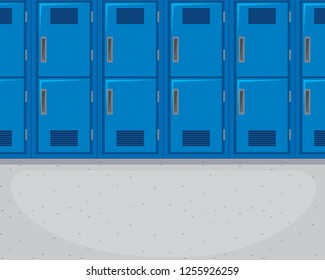Ilustración de fondo vacía del pasillo