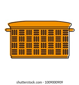 Empty hamper basket