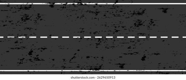 Empty highway asphalt road texture, Ariel View Road, Empty highway black asphalt road with dividing lines, Top view, Vector Illustration